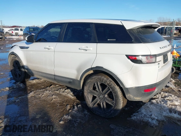 2015 Land Rover Range Rover Evoque Pure Plus with VIN SALVP2BG7FH991529, listed as a IAAI auction lot 41647483 with 76,406 mi miles and . Bid and sale history available at DreamBid. Image 3.