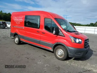 2020 Ford Transit Cargo with VIN 1FTBR2C87LKB51843, listed as a Copart auction lot 62791614 with 76,493 mi miles and Salvage Title. Bid and sale history available at carsss.com. Image 4.