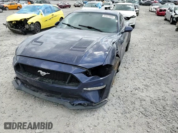 2019 Ford Mustang GT with VIN 1FA6P8CF2K5201110, listed as a Copart auction lot 51471395 with 49,981 mi miles and Salvage Title. Bid and sale history available at carsss.com. Image 11.