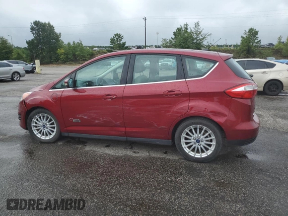 2013 Ford C-Max Energi SEL with VIN 1FADP5CU3DL536444, listed as a Copart auction lot 64052694 with 52,293 mi miles and Salvage Title. Bid and sale history available at carsss.com. Image 2.
