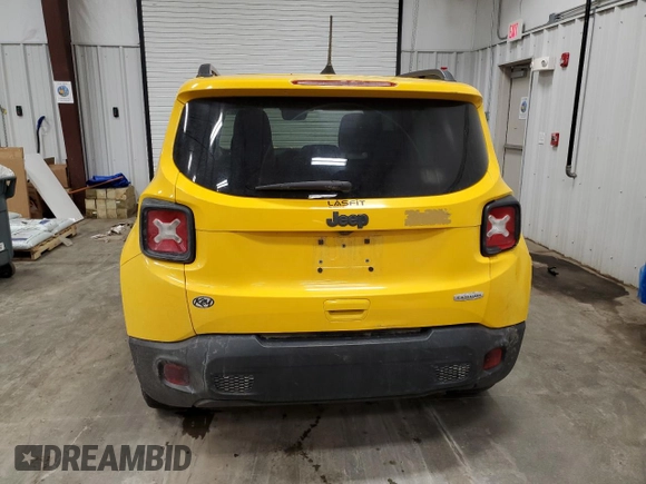 2018 Jeep Renegade Latitude with VIN ZACCJABB5JPJ68563, listed as a Copart auction lot 48377865 with Not provided miles and Salvage title. Bid and sale history available at DreamBid. Image 6.