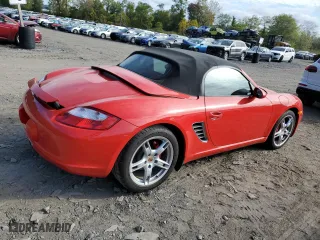 2008 Porsche Boxster S with VIN WP0CB29848U730980, listed as a Copart auction lot 71537074 with 5,454 mi miles and Salvage Title. Bid and sale history available at carsss.com. Image 3.