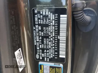 2020 Kia Telluride S with VIN 5XYP64HC1LG091796, listed as a Copart auction lot 61948035 with 88,649 mi miles and Salvage title. Bid and sale history available at DreamBid. Image 13.