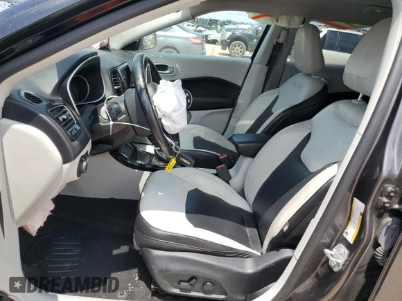 2018 Jeep Compass Limited with VIN 3C4NJCCB2JT204109, listed as a Copart auction lot 53953215 with 94,566 mi miles and Salvage Title. Bid and sale history available at carsss.com. Image 7.