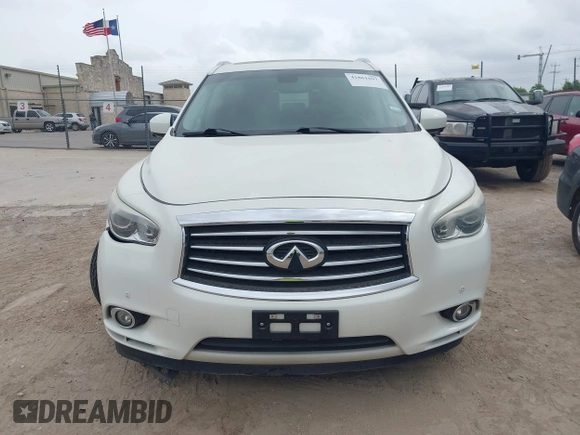 2015 Infiniti QX60 with VIN 5N1AL0MN0FC525886, listed as a IAAI auction lot 41861697 with 77,963 mi miles. Bid and sale history available at carsss.com. Image 12.