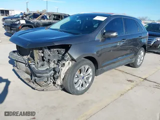 2019 Ford Edge Titanium with VIN 2FMPK3K97KBC46935, listed as a IAAI auction lot 41651078 with 163,387 mi miles. Bid and sale history available at carsss.com. Image 18.