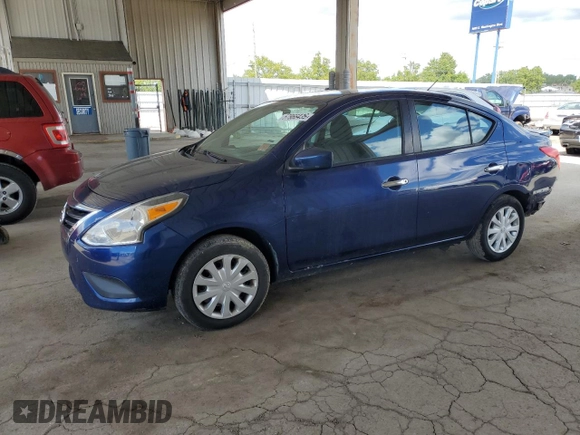 2019 Nissan Versa SV with VIN 3N1CN7AP4KL840200, listed as a Copart auction lot 57966435 with 89,211 mi miles and Salvage title. Bid and sale history available at DreamBid. Image 1.