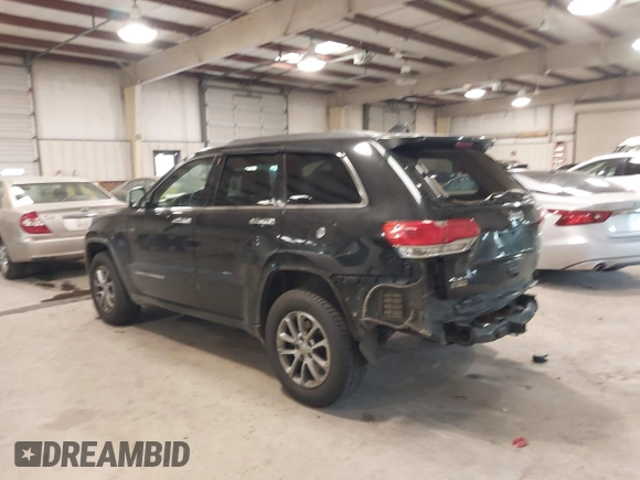 2015 Jeep Grand Cherokee Limited with VIN 1C4RJFBGXFC205124, listed as a IAAI auction lot 41405059 with 194,124 mi miles. Bid and sale history available at carsss.com. Image 3.
