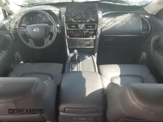 2024 Nissan Armada SV with VIN JN8AY2AC3R9196918, listed as a Copart auction lot 63477264 with 4,246 mi miles and Salvage Title. Bid and sale history available at carsss.com. Image 8.
