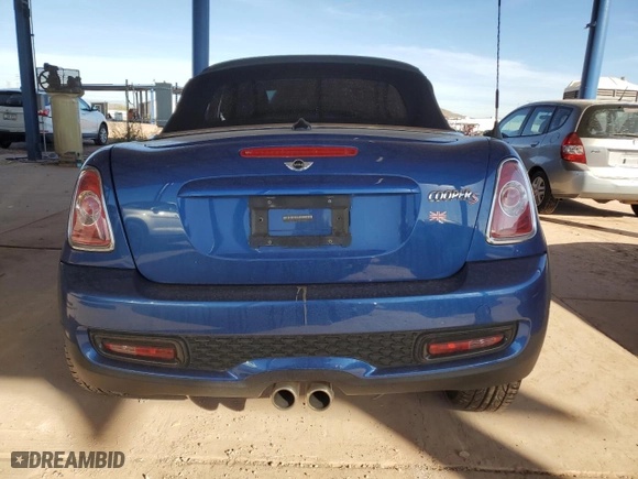 2013 MINI Cooper Roadster S with VIN WMWSY3C59DT565696, listed as a Copart auction lot 81531834 with NaN miles and Salvage Title. Bid and sale history available at carsss.com. Image 6.
