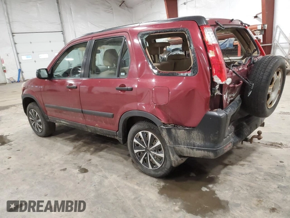 2006 Honda CR-V LX with VIN SHSRD78536U413862, listed as a Copart auction lot 51075305 with 111,795 mi miles and Salvage Title. Bid and sale history available at carsss.com. Image 2.
