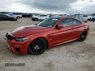2018 BMW M4 z VIN WBS4Y9C52JAC87998, wystawiony jako Copart lot #54955075 z przebiegiem Nie podano mil oraz Szkoda całkowita • Salvage title. Historia ofert i sprzedaży dostępna na DreamBid. Obrazek 1.