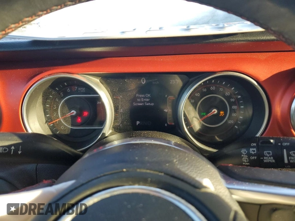 2018 Jeep Wrangler Unlimited Rubicon with VIN 1C4HJXFG8JW104425, listed as a Copart auction lot 87545965 with 62,988 mi miles and Salvage title. Bid and sale history available at DreamBid. Image 9.