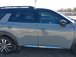 2024 Nissan Pathfinder Platinum with VIN 5N1DR3DGXRC287919, listed as a IAAI auction lot 41205545 with 8,100 mi miles. Bid and sale history available at carsss.com. Image 14.
