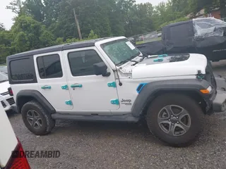 2019 Jeep Wrangler Unlimited Sport S with VIN 1C4HJXDG3KW504364, listed as a IAAI auction lot 42350748 with 109,524 mi miles and . Bid and sale history available at DreamBid. Image 14.