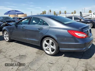2013 Mercedes-Benz CLS 550 with VIN WDDLJ7DB9DA073775, listed as a Copart auction lot 50209465 with 105,612 mi miles and Salvage title. Bid and sale history available at DreamBid. Image 2.
