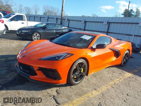 2020 Chevrolet Corvette 3LT with VIN 1G1Y82D48L5109035, listed as a IAAI auction lot 41253978 with 1 mi miles. Bid and sale history available at carsss.com. Image 17.