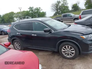2019 Nissan Rogue SV with VIN KNMAT2MT0KP532404, listed as a IAAI auction lot 42625619 with 111,408 mi miles and . Bid and sale history available at DreamBid. Image 13.