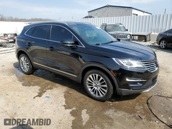 2017 Lincoln MKC Reserve with VIN 5LMCJ3D95HUL56638, listed as a Copart auction lot 48949995 with 50,893 mi miles and Salvage Title. Bid and sale history available at DreamBid. Image 4.