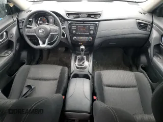 2017 Nissan Rogue S with VIN KNMAT2MV0HP619035, listed as a Copart auction lot 50162495 with 75,516 mi miles and Salvage Title. Bid and sale history available at carsss.com. Image 8.
