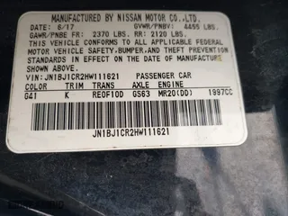 2017 Nissan Rogue Sport SL with VIN JN1BJ1CR2HW111621, listed as a IAAI auction lot 42021526 with 249,847 mi miles. Bid and sale history available at carsss.com. Image 9.