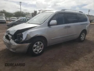 2009 Kia Sedona LX with VIN KNDMB233396300641, listed as a Copart auction lot 52036594 with 126,107 mi miles and Salvage Title. Bid and sale history available at carsss.com. Image 1.