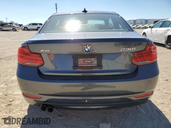2018 BMW 2 Series 230i xDrive with VIN WBA2J3C55JVD48802, listed as a Copart auction lot 72229073 with 33,602 mi miles and . Bid and sale history available at DreamBid. Image 6.
