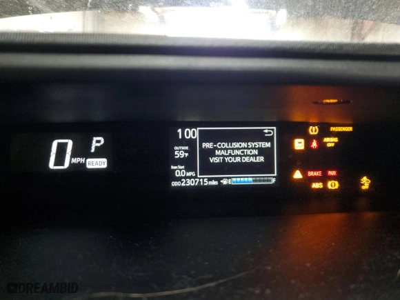 2018 Toyota Prius c One with VIN JTDKDTB35J1601793, listed as a Copart auction lot 49204255 with 230,715 mi miles and Salvage Title. Bid and sale history available at carsss.com. Image 9.