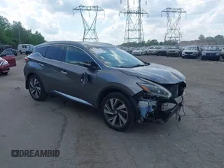 2015 Nissan Murano Platinum z VIN 5N1AZ2MG9FN212447, wystawiony jako IAAI lot #42178789 z przebiegiem 113 373 mil mil oraz . Historia ofert i sprzedaży dostępna na DreamBid. Obrazek 1.