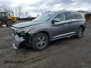 2016 Infiniti QX60 with VIN 5N1AL0MM6GC511824, listed as a Copart auction lot 52415255 with 159,686 mi miles and Salvage Title. Bid and sale history available at DreamBid. Image 1.