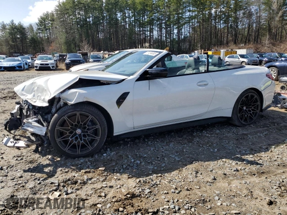 2023 BMW M4 Competition xDrive z VIN WBS33BA0XPCL65057, wystawiony jako Copart lot #51454965 z przebiegiem Nie podano mil oraz Czysty tytuł • Clean title. Historia ofert i sprzedaży dostępna na DreamBid. Obrazek 1.