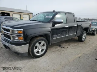 2015 Chevrolet Silverado 1500 LS with VIN 1GCVKPEC3FZ440763, listed as a Copart auction lot 45658275 with 196,728 mi miles and Salvage Title. Bid and sale history available at carsss.com. Image 1.
