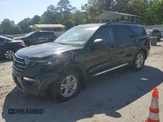 2022 Ford Explorer XLT z VIN 1FMSK7DH9NGC12577, wystawiony jako Copart lot #52763775 z przebiegiem 55 916 mil mil oraz Szkoda całkowita • Salvage title. Historia ofert i sprzedaży dostępna na DreamBid. Obrazek 1.