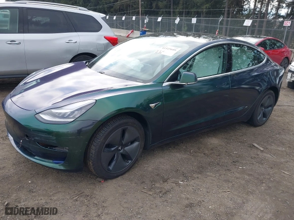 2020 Tesla Model 3 Long Range with VIN 5YJ3E1EB7LF668558, listed as a IAAI auction lot 41525686 with 1 mi miles. Bid and sale history available at carsss.com. Image 20.