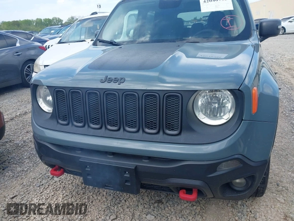 2016 Jeep Renegade Trailhawk with VIN ZACCJBCT8GPC52062, listed as a IAAI auction lot 42040795 with 139,805 mi miles and . Bid and sale history available at carsss.com. Image 12.
