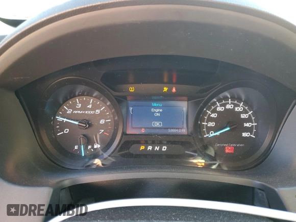 2015 Ford Utility Police Interceptor with VIN 1FM5K8AR2FGA21634, listed as a Copart auction lot 81078944 with 53,664 mi miles and Salvage Title. Bid and sale history available at carsss.com. Image 9.