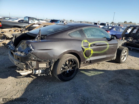 2023 Ford Mustang GT with VIN 1FA6P8CF4P5300101, listed as a Copart auction lot 46849805 with 0 mi miles and Salvage Title. Bid and sale history available at carsss.com. Image 3.