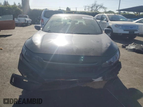 2019 Honda Civic LX with VIN 19XFC2F62KE202065, listed as a Copart auction lot 51545845 with Not Provided miles and Salvage Title. Bid and sale history available at DreamBid. Image 5.