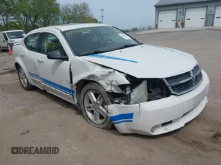 2008 Dodge Avenger SXT with VIN 1B3LC56KX8N687594, listed as a IAAI auction lot 42182838 with 207,011 mi miles and . Bid and sale history available at DreamBid. Image 1.