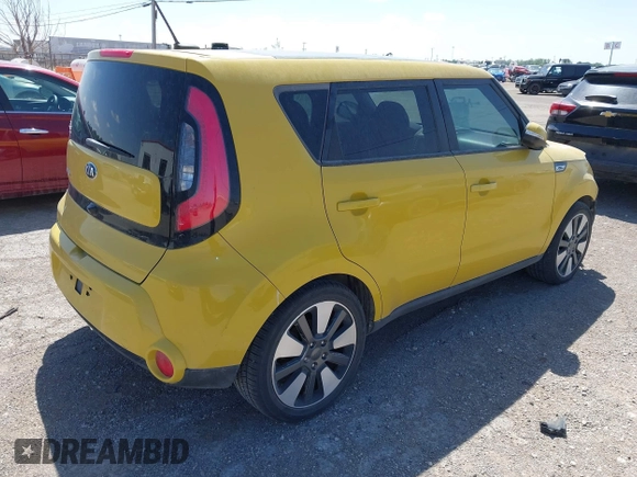 2014 Kia Soul + with VIN KNDJX3A52E7028473, listed as a IAAI auction lot 42161034 with 143,328 mi miles and . Bid and sale history available at DreamBid. Image 4.