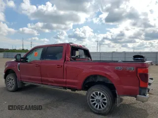 2022 Ford F-250 XL with VIN 1FT7W2B63NED86675, listed as a Copart auction lot 58701495 with 6,165 mi miles and Salvage title. Bid and sale history available at DreamBid. Image 2.