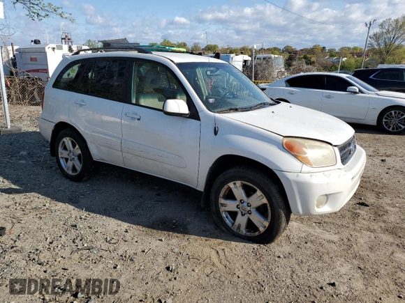 2005 Toyota RAV4 with VIN JTEHD20V050043562, listed as a Copart auction lot 53491945 with 225,342 mi miles and Clean Title. Bid and sale history available at carsss.com. Image 4.