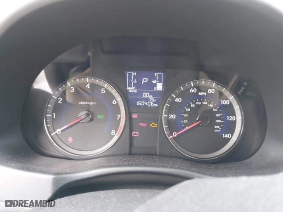 2015 Hyundai Accent GLS with VIN KMHCT4AE9FU808981, listed as a IAAI auction lot 41930246 with 160,406 mi miles. Bid and sale history available at carsss.com. Image 7.