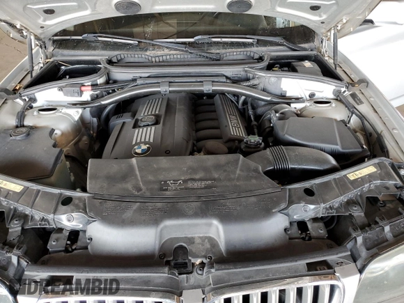 2008 BMW X3 3.0si with VIN WBXPC93458WJ18064, listed as a Copart auction lot 54932435 with 142,346 mi miles and Salvage Title. Bid and sale history available at DreamBid. Image 11.