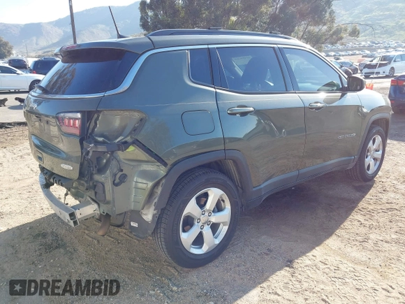 2018 Jeep Compass Latitude with VIN 3C4NJCBB2JT462065, listed as a IAAI auction lot 41985263 with 38,863 mi miles. Bid and sale history available at carsss.com. Image 4.