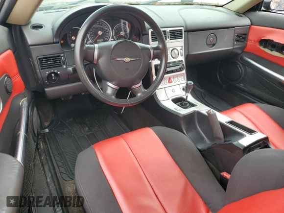 2005 Chrysler Crossfire z VIN 1C3AN59L95X032545, wystawiony jako Copart lot #77133194 z przebiegiem 191 621 mil mil oraz Szkody całkowita. Historia ofert i sprzedaży dostępna na DreamBid. Obrazek 8.