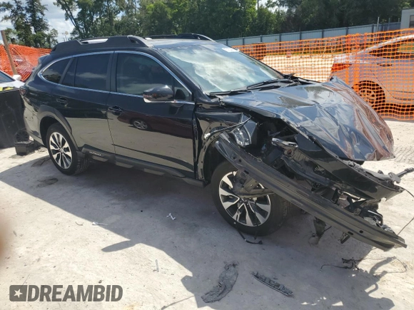 2024 Subaru Outback Limited with VIN 4S4BTANCXR3123885, listed as a Copart auction lot 62154465 with 22,922 mi miles and Non repairable. Bid and sale history available at DreamBid. Image 4.