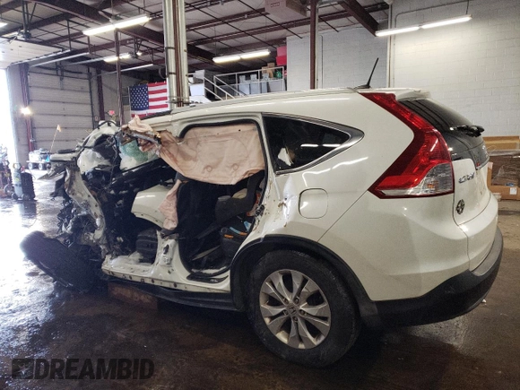 2014 Honda CR-V EX-L with VIN 5J6RM4H76EL115593, listed as a Copart auction lot 44550615 with Not Provided miles and Non Repairable. Bid and sale history available at DreamBid. Image 2.