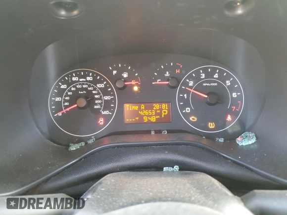 2022 Ram ProMaster City Cargo Tradesman with VIN ZFBHRFAB5N6W66936, listed as a Copart auction lot 56291705 with 42,653 mi miles and Salvage title. Bid and sale history available at DreamBid. Image 9.