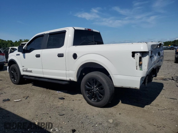 2017 Ford F-150 XL with VIN 1FTEW1EPXHFB15410, listed as a Copart auction lot 58523905 with 127,197 mi miles and Salvage title. Bid and sale history available at DreamBid. Image 2.